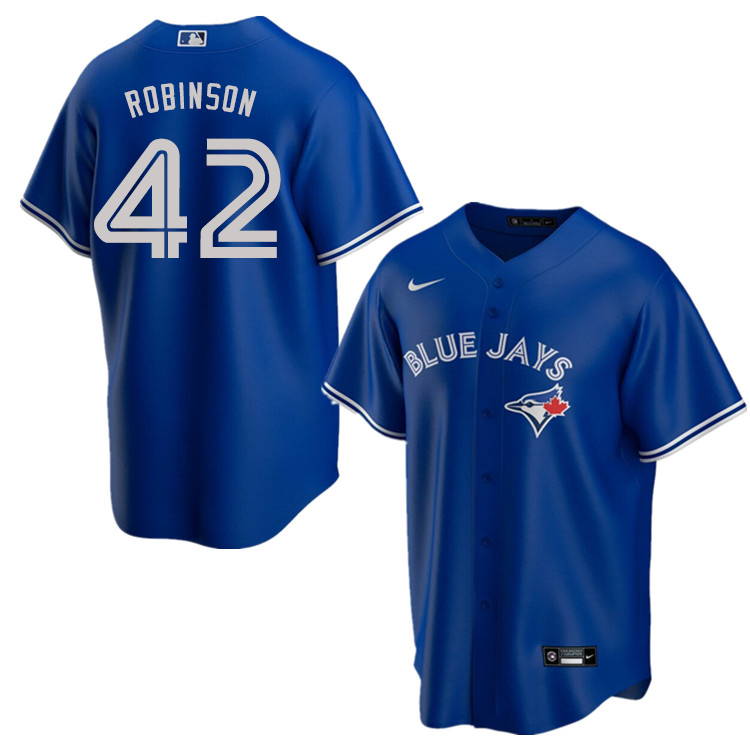 Nike Men #42 Jackie Robinson Toronto Blue Jays Baseball Jerseys Sale-Blue